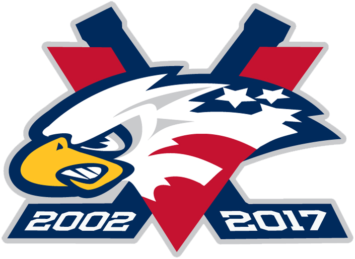 Saginaw Spirit 2017 Anniversary Logo iron on heat transfer